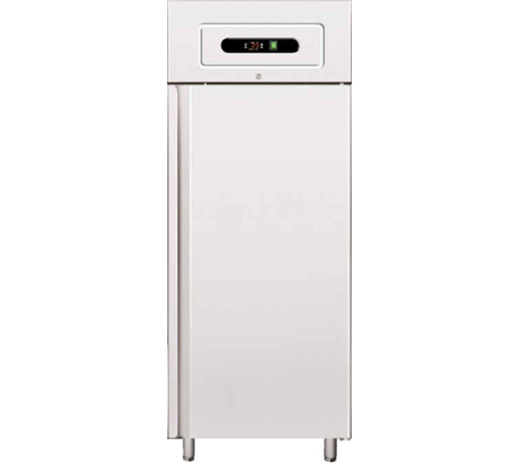GN650TN Upright Single Door Chiller GN 2/1 - Stainless Steel - Integral Condenser
